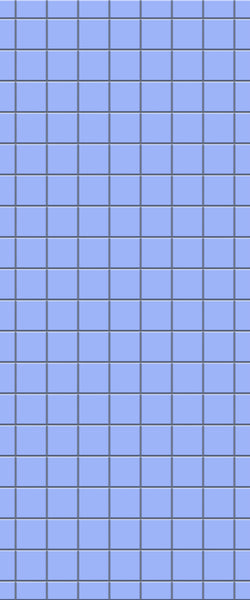 Blue Checkerboard Acrylic Shower Wall Panel 2440mm x 1220mm (3mm Thick) - CladdTech