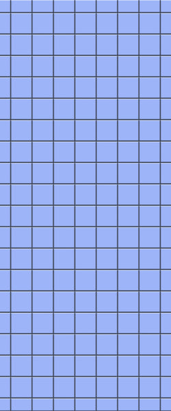 Blue Checkerboard Acrylic Shower Wall Panel 2440mm x 1220mm (3mm Thick) - CladdTech