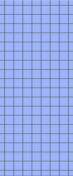 Blue Checkerboard Acrylic Shower Wall Panel 2440mm x 1220mm (3mm Thick) - CladdTech