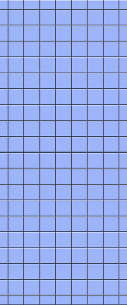 Blue Checkerboard Acrylic Shower Wall Panel 2440mm x 1220mm (3mm Thick) - CladdTech