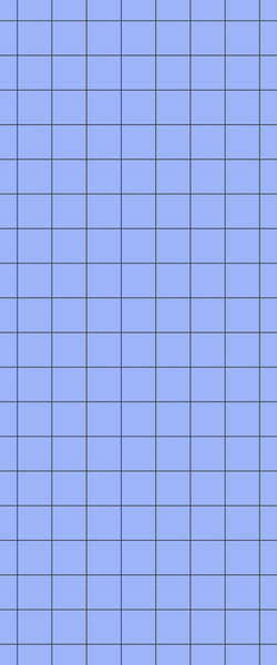 Blue Checkerboard Acrylic Shower Wall Panel 2440mm x 1220mm (3mm Thick) - CladdTech