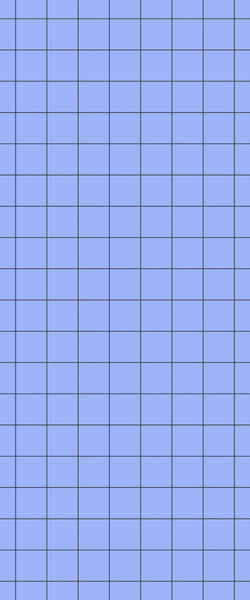 Blue Checkerboard Acrylic Shower Wall Panel 2440mm x 1220mm (3mm Thick) - CladdTech