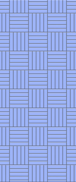 Blue Mosaic Acrylic Shower Wall Panel 2440mm x 1220mm (3mm Thick) - CladdTech