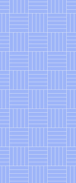 Blue Mosaic Acrylic Shower Wall Panel 2440mm x 1220mm (3mm Thick) - CladdTech