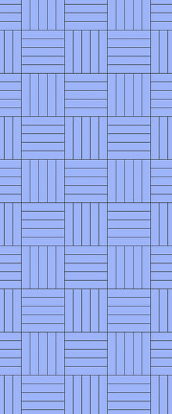 Blue Mosaic Acrylic Shower Wall Panel 2440mm x 1220mm (3mm Thick) - CladdTech