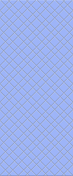 Blue Basket Weave Acrylic Shower Wall Panel 2440mm x 1220mm (3mm Thick) - CladdTech
