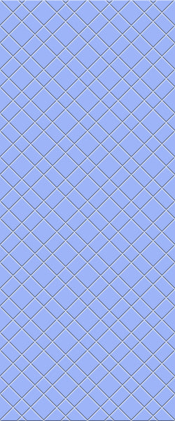 Blue Basket Weave Acrylic Shower Wall Panel 2440mm x 1220mm (3mm Thick) - CladdTech