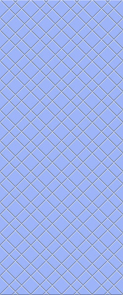 Blue Basket Weave Acrylic Shower Wall Panel 2440mm x 1220mm (3mm Thick) - CladdTech