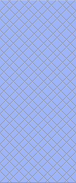 Blue Basket Weave Acrylic Shower Wall Panel 2440mm x 1220mm (3mm Thick) - CladdTech