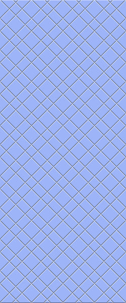 Blue Basket Weave Acrylic Shower Wall Panel 2440mm x 1220mm (3mm Thick) - CladdTech