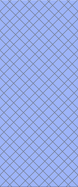 Blue Basket Weave Acrylic Shower Wall Panel 2440mm x 1220mm (3mm Thick) - CladdTech