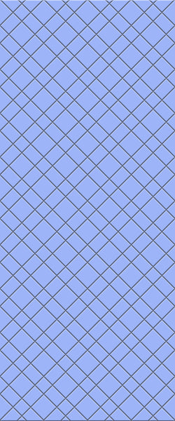 Blue Basket Weave Acrylic Shower Wall Panel 2440mm x 1220mm (3mm Thick) - CladdTech