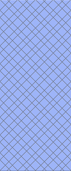 Blue Basket Weave Acrylic Shower Wall Panel 2440mm x 1220mm (3mm Thick) - CladdTech