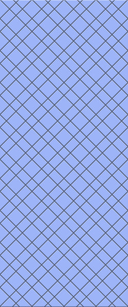 Blue Basket Weave Acrylic Shower Wall Panel 2440mm x 1220mm (3mm Thick) - CladdTech