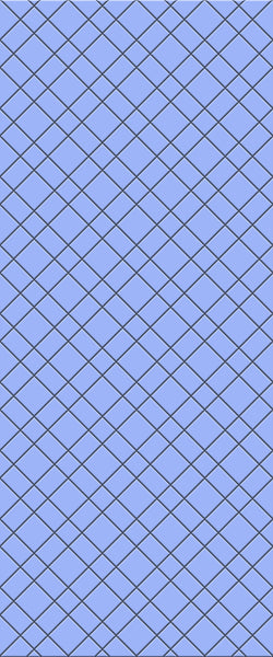 Blue Basket Weave Acrylic Shower Wall Panel 2440mm x 1220mm (3mm Thick) - CladdTech