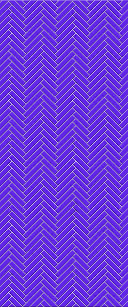 Blue Single Herringbone Tile Acrylic Shower Wall Panel 2440mm x 1220mm (3mm Thick) - CladdTech