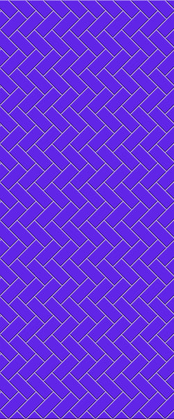 Blue Diagonal Herringbone Tile Acrylic Shower Wall Panel 2440mm x 1220mm (3mm Thick) - CladdTech