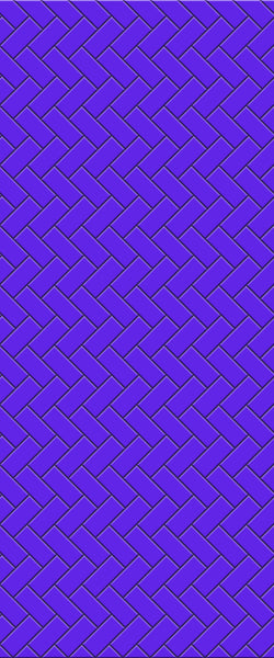 Blue Diagonal Herringbone Tile Acrylic Shower Wall Panel 2440mm x 1220mm (3mm Thick) - CladdTech