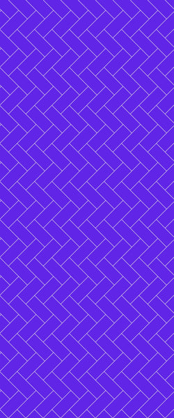 Blue Diagonal Herringbone Tile Acrylic Shower Wall Panel 2440mm x 1220mm (3mm Thick) - CladdTech