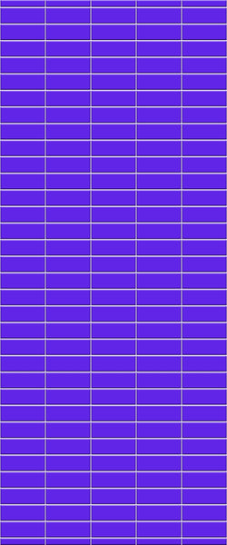 Blue Horizontal Block Acrylic Shower Wall Panel 2440mm x 1220mm (3mm Thick) - CladdTech