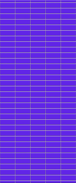 Blue Horizontal Block Acrylic Shower Wall Panel 2440mm x 1220mm (3mm Thick) - CladdTech