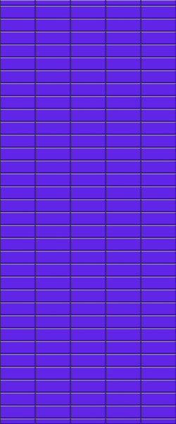 Blue Horizontal Block Acrylic Shower Wall Panel 2440mm x 1220mm (3mm Thick) - CladdTech