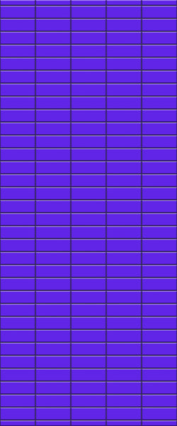 Blue Horizontal Block Acrylic Shower Wall Panel 2440mm x 1220mm (3mm Thick) - CladdTech
