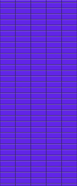 Blue Horizontal Block Acrylic Shower Wall Panel 2440mm x 1220mm (3mm Thick) - CladdTech