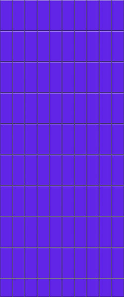Blue Vertical Block Acrylic Shower Wall Panel 2440mm x 1220mm (3mm Thick) - CladdTech