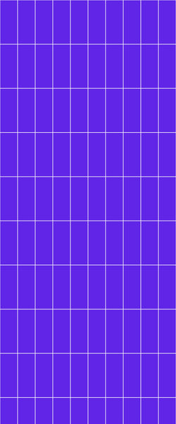 Blue Vertical Block Acrylic Shower Wall Panel 2440mm x 1220mm (3mm Thick) - CladdTech