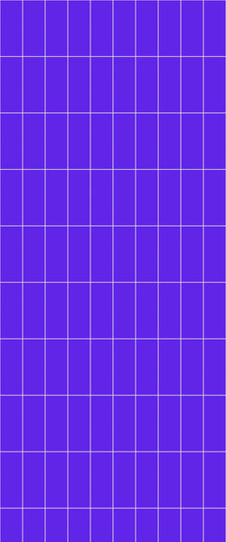 Blue Vertical Block Acrylic Shower Wall Panel 2440mm x 1220mm (3mm Thick) - CladdTech