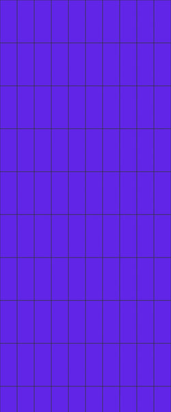 Blue Vertical Block Acrylic Shower Wall Panel 2440mm x 1220mm (3mm Thick) - CladdTech