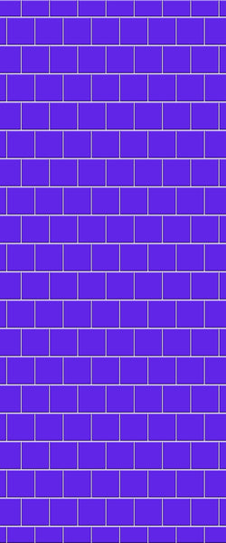Blue Large Squares Acrylic Shower Wall Panel 2440mm x 1220mm (3mm Thick) - CladdTech