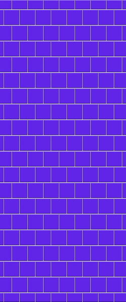 Blue Large Squares Acrylic Shower Wall Panel 2440mm x 1220mm (3mm Thick) - CladdTech