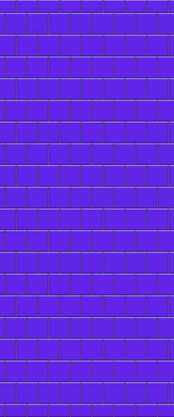 Blue Large Squares Acrylic Shower Wall Panel 2440mm x 1220mm (3mm Thick) - CladdTech