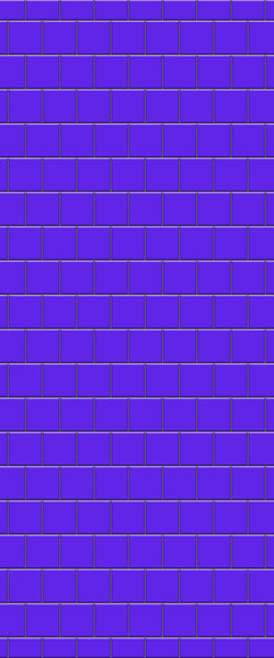 Blue Large Squares Acrylic Shower Wall Panel 2440mm x 1220mm (3mm Thick) - CladdTech