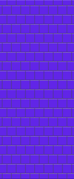 Blue Large Squares Acrylic Shower Wall Panel 2440mm x 1220mm (3mm Thick) - CladdTech