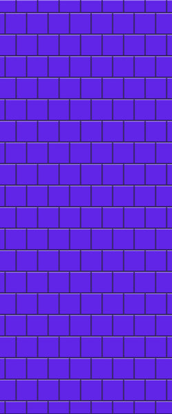 Blue Large Squares Acrylic Shower Wall Panel 2440mm x 1220mm (3mm Thick) - CladdTech