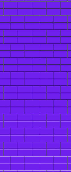 Blue Brickbond Acrylic Shower Wall Panel 2440mm x 1220mm (3mm Thick) - CladdTech