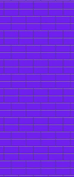 Blue Brickbond Acrylic Shower Wall Panel 2440mm x 1220mm (3mm Thick) - CladdTech