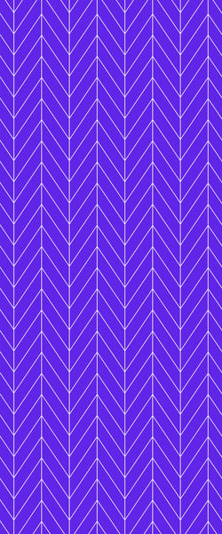Blue Chevron Acrylic Shower Wall Panel 2440mm x 1220mm (3mm Thick) - CladdTech