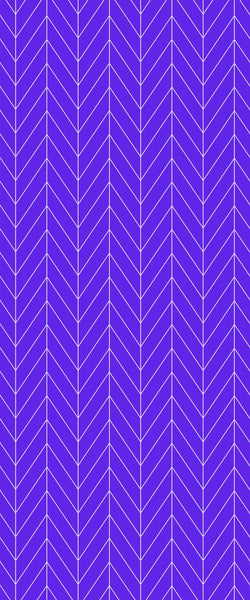 Blue Chevron Acrylic Shower Wall Panel 2440mm x 1220mm (3mm Thick) - CladdTech