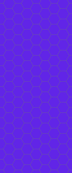 Blue Hexagons Acrylic Shower Wall Panel 2440mm x 1220mm (3mm Thick) - CladdTech