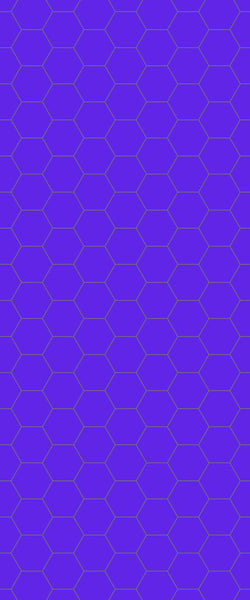 Blue Hexagons Acrylic Shower Wall Panel 2440mm x 1220mm (3mm Thick) - CladdTech