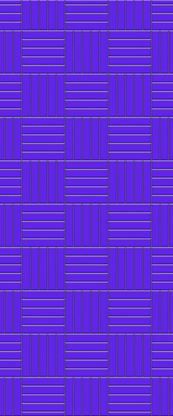 Blue Mosaic Acrylic Shower Wall Panel 2440mm x 1220mm (3mm Thick) - CladdTech