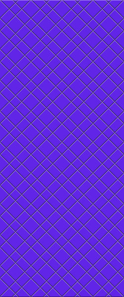 Blue Basket Weave Acrylic Shower Wall Panel 2440mm x 1220mm (3mm Thick) - CladdTech