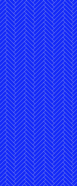 Blue Single Herringbone Tile Acrylic Shower Wall Panel 2440mm x 1220mm (3mm Thick) - CladdTech