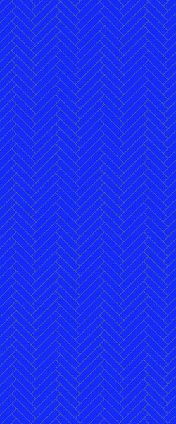 Blue Single Herringbone Tile Acrylic Shower Wall Panel 2440mm x 1220mm (3mm Thick) - CladdTech