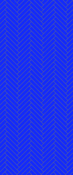 Blue Double Herringbone Tile Acrylic Shower Wall Panel 2440mm x 1220mm (3mm Thick) - CladdTech