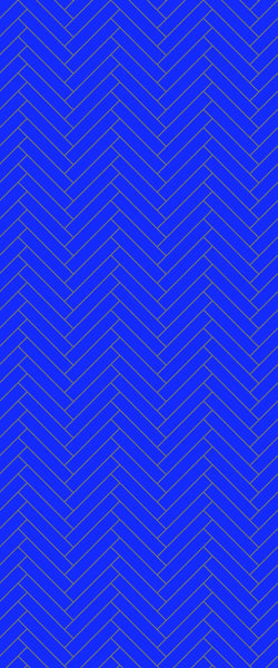 Blue Double Herringbone Tile Acrylic Shower Wall Panel 2440mm x 1220mm (3mm Thick) - CladdTech